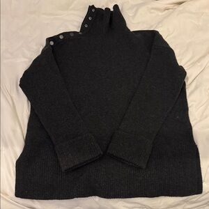 Brooks Brothers Charcoal Turtleneck Sweater